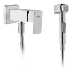 Single Lever Concealed For Toilet Shower Square Hot Cold